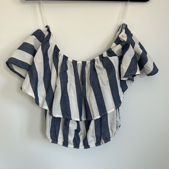 Lulus stripped crop top - Picture 2 of 4